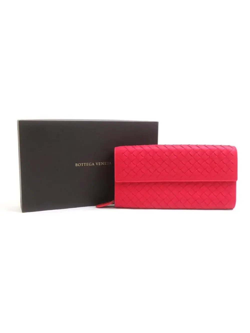 Auth Bottegaveneta Intrecciato Long #326260B35B